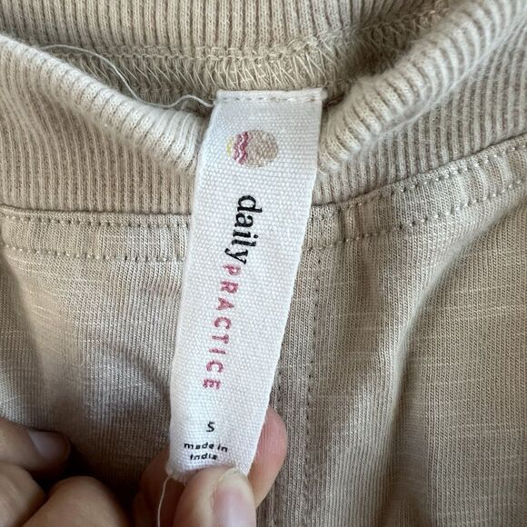 Daily Practice by Anthropologie Straight-Leg Ankle Pants Wide Leg S 280698 Cargo - Picture 7 of 10